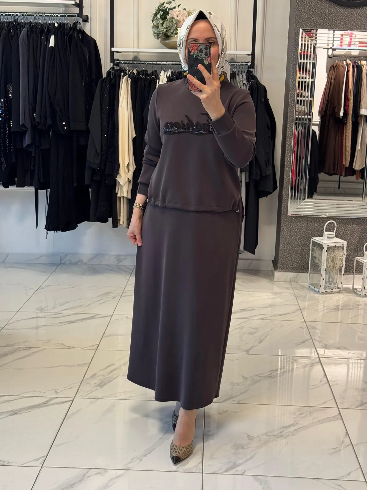 Fashion Detaylı Etekli Takım 