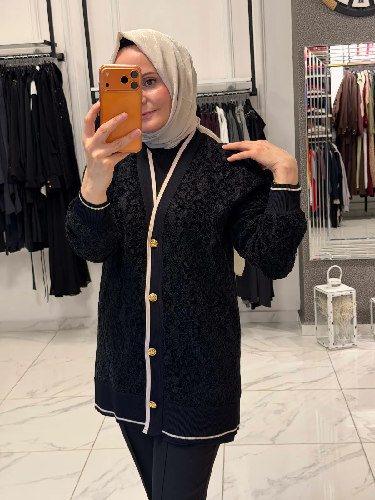 ETNİK DESEN TRİKO HIRKA