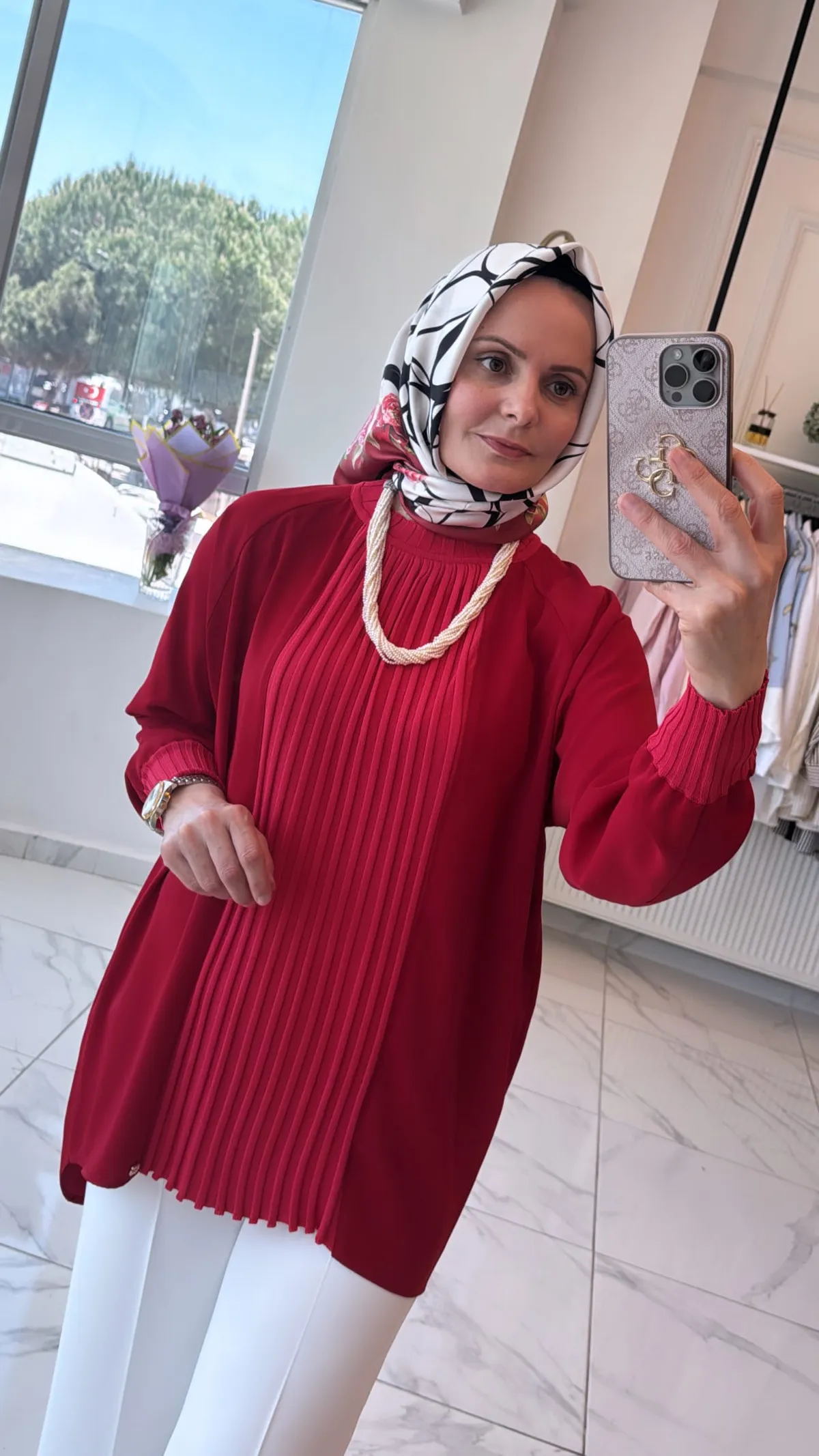 Ghisa Yeni Sezon tunik  - Kırmızı