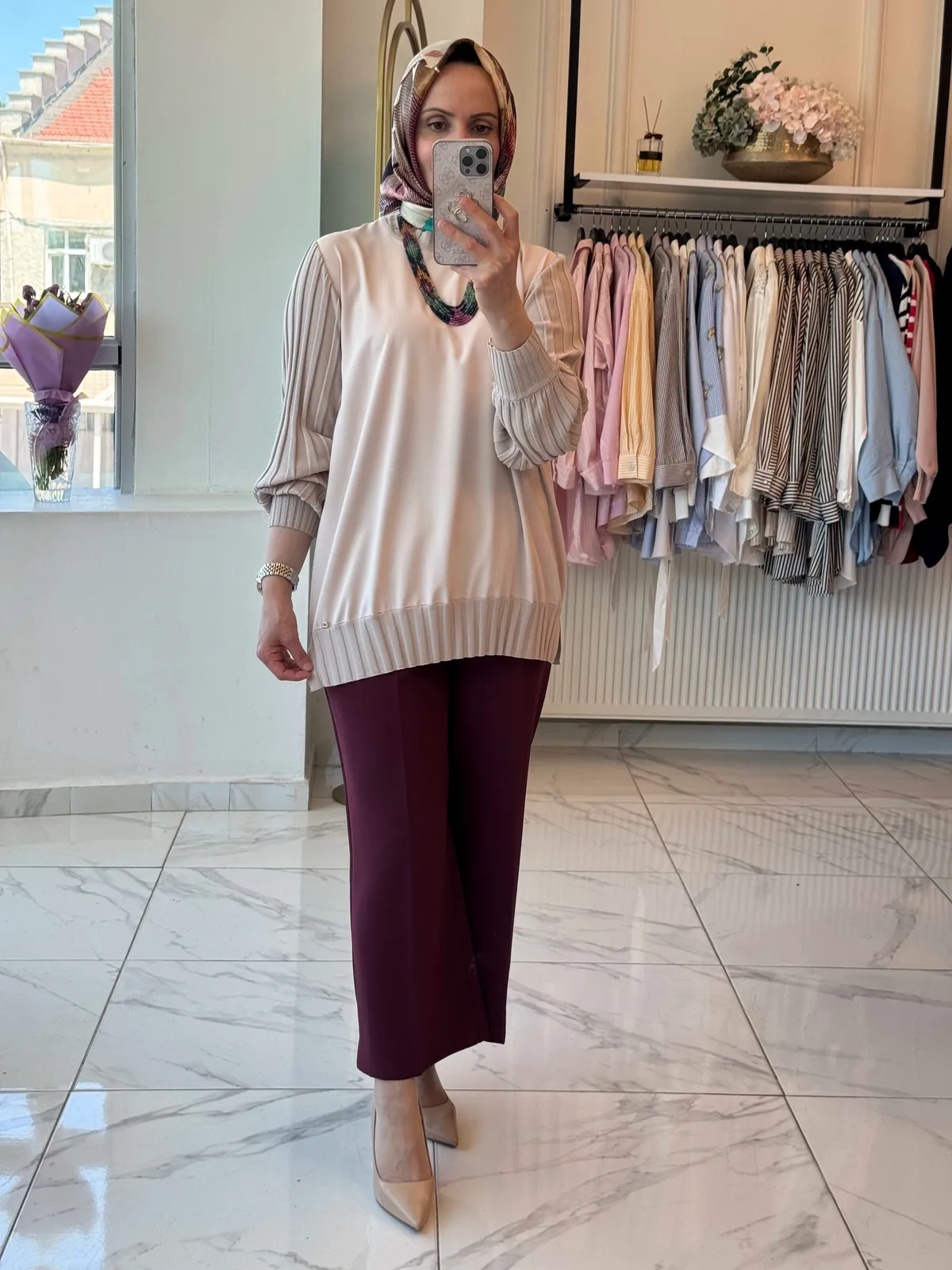 Ghisa Tunik  - Bej