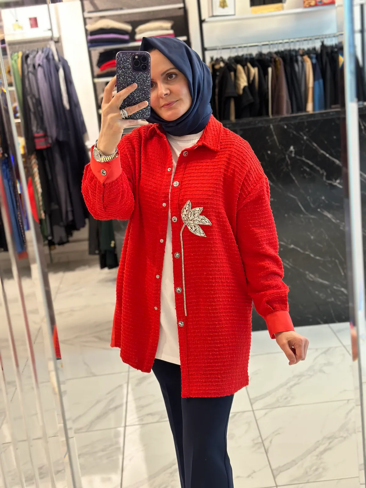 Tüvit Kumaş sırtı paraşüt ceket